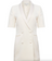 Short Sleeve Blazer Dress in Ivory