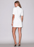 Short Sleeve Blazer Dress in Ivory