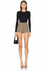 Hailey Bamboo Bodysuit in Black