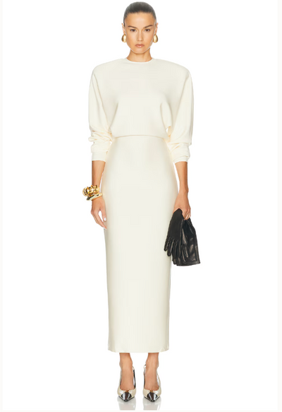 Cloud Dress in White