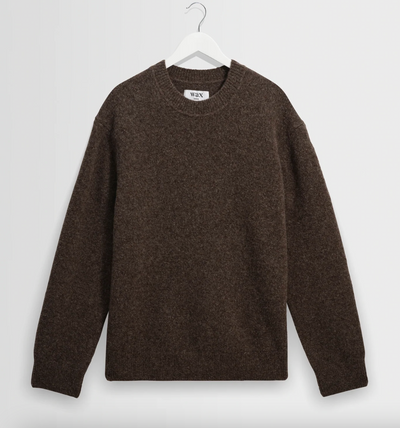 Wilde Crew Fluffy Wool in Chocolate Brown