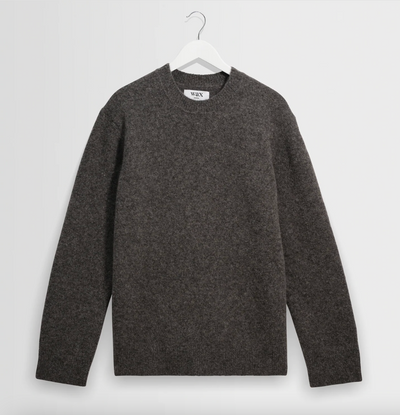 Wilde Crew Fluffy Wool in Grey