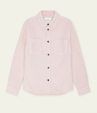 Boucle Overshirt in Pink