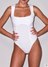 Organic Cotton Scoop Neck Bodysuit in Ivory