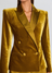 Cuper Velvet Blazer in Ochre
