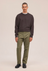 Pete LS Tee in Deep Truffle