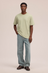 Adam EMB Tee in Pale Green