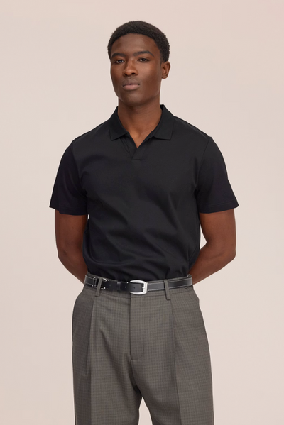 Paul SS Polo in Black