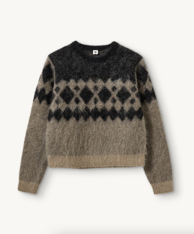 Roma Argyle Knit