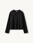Roma Boyfriend Sweater-Black