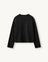 Roma Boyfriend Sweater-Black