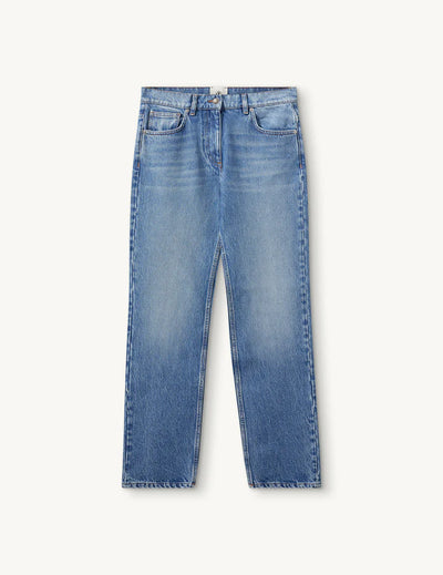 Darcy Distressed Jeans-Washed Blue