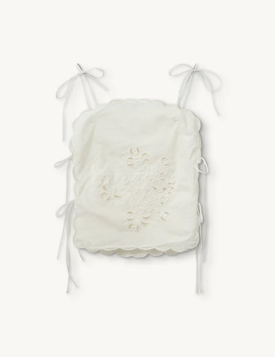 Kirsten Tie Top  - White