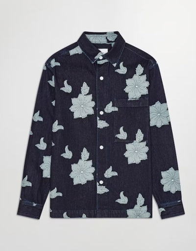 Adwin Jacquard Denim Overshirt