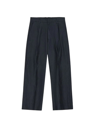 Kay 1808 Linen Blend Pant - Black