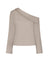 Draped Long Sleeve Blouse