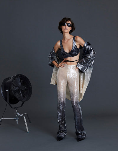 Oversized Sequin Overshirt