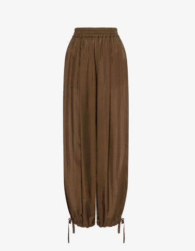 Washed Habotai Silk Pant