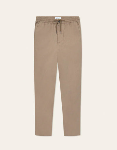 Como Tapered Drawstring Pants-Walnut Melange