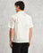 Didcot - Ecru Floral Embroidered Short-Sleeve Shirt