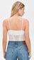 Knit Underbust Cami Bodysuit-White