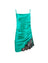 Silk Ruched Dress - Emerald