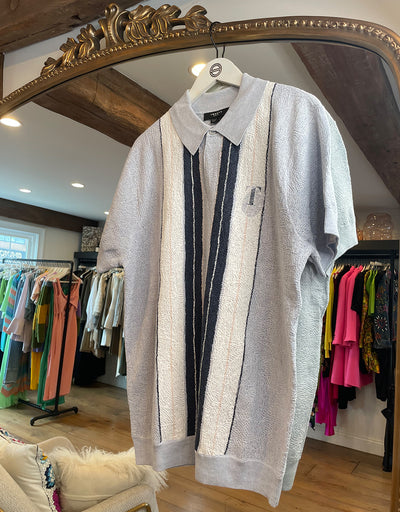 Identity Gauzy Knit Polo Shirt