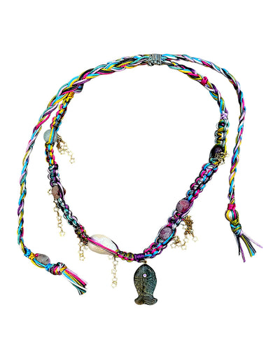 Tropical Glow Star Fish Rockstar Necklace