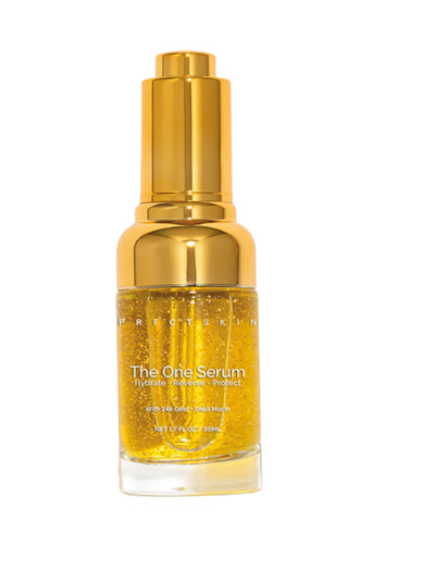 The One Serum: Hydrating & Anti-inflammatory Nourishment with 24k Gold | Snail Mucin Growth Factor