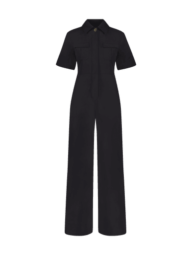 Cargo Open-Back Jumpsuit