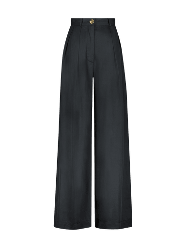 Button Pleated Trouser