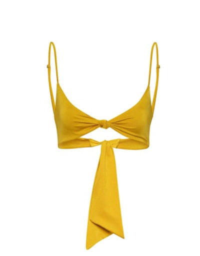 Pacifico Top - Yellow/Western