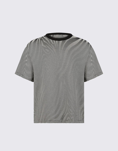 Oversized Tee - Black Stripe