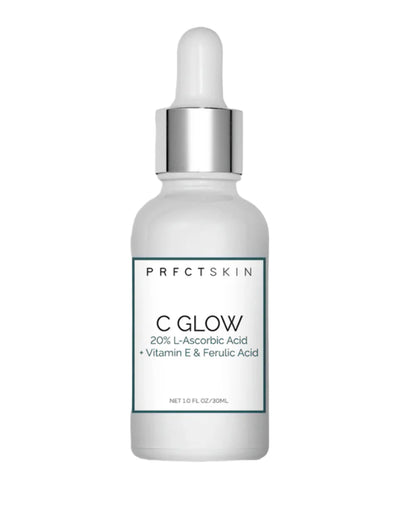C Glow Serum: Antioxidant Defense + Skin Renewing - 20% Vitamin C | Ferulic Acid | Vitamin E