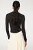 Simon Long Sleeve Top-Black