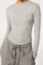 Simon Long Sleeve Top-Heather Grey
