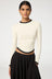 Simon Long Sleeve Top-Vanilla