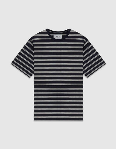 Dean Tee Shirt - Navy Stripe