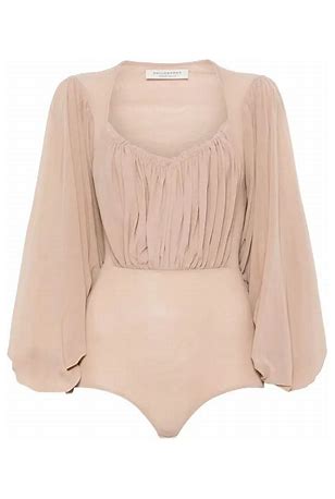 Stretch Tulle Bodysuit