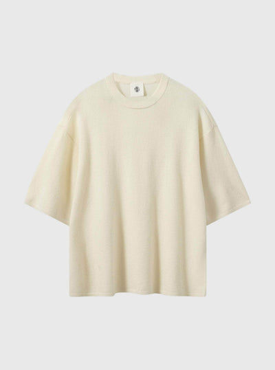 Como Oversized Tee-Cream