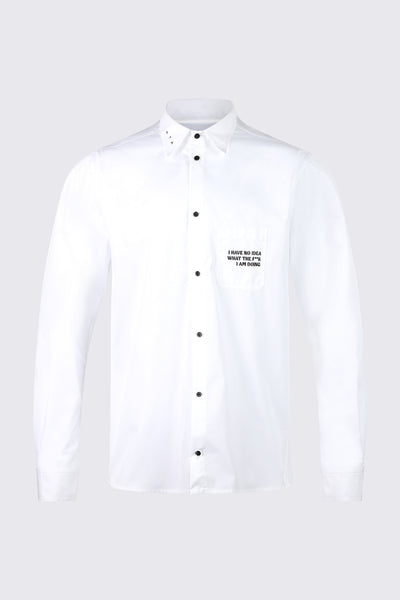 Poplin Slogan Shirt