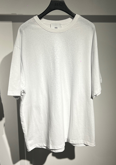 Oversized Tee - White Maze