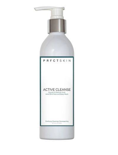 Active Cleanse: BHA/AHA Salicylic + Glycolic Exfoliating Cleanser