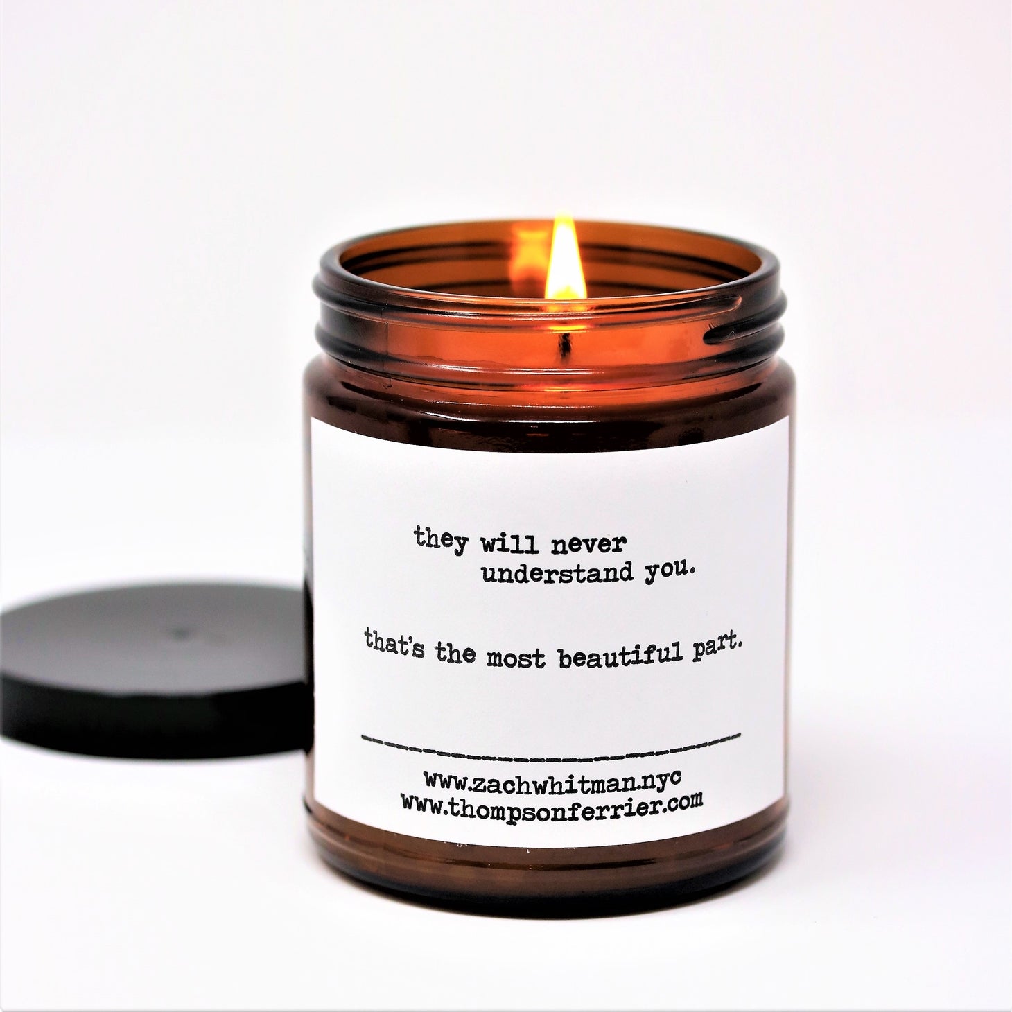 Zach Whitman Poetry Collection- "Understand" Candle