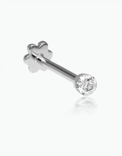 2.5mm Invisible Set Diamond Threaded Stud