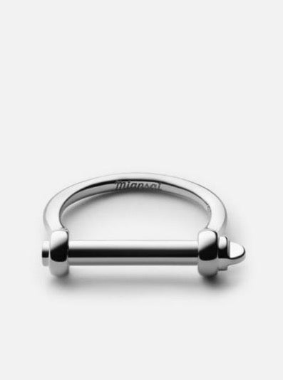 Thin Screw Cuff Ring