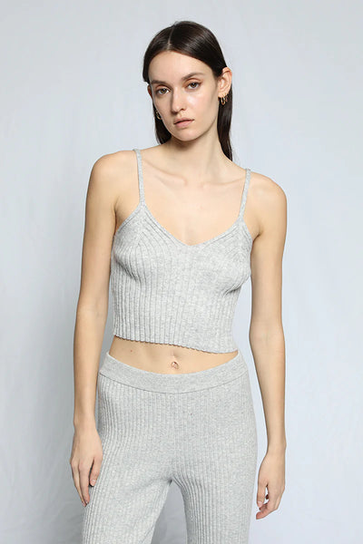Blended Knit Corset Tank