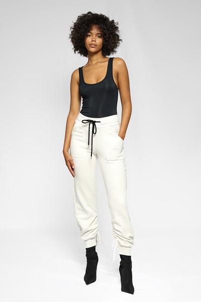 No Bra Club Tank-Jet Black