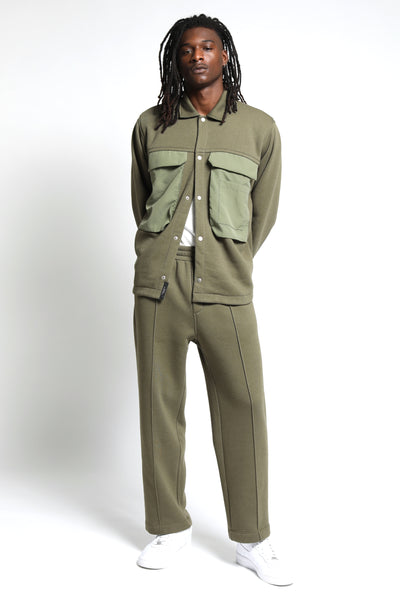 Sunnyside Brushed Terry Pant - Army