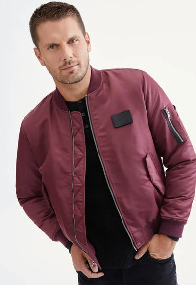 Nylon Bomber Jacket